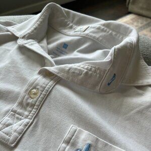 Johnnie-O Hangin' Out Polo - Mens M - White